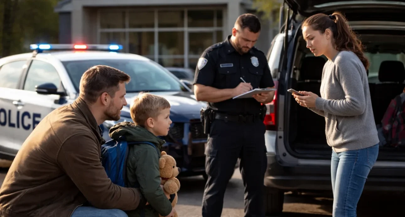 police reports custody exchanges NC