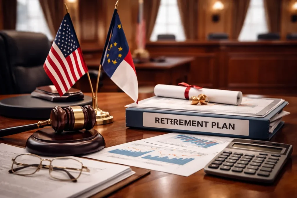 retirement accounts divorce North Carolina