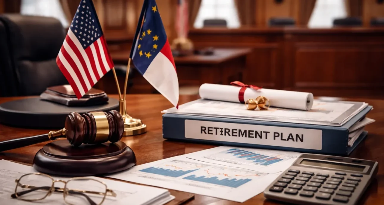 retirement accounts divorce North Carolina