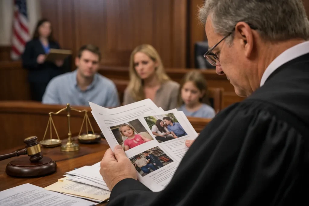 guardian ad litem report in North Carolina custody