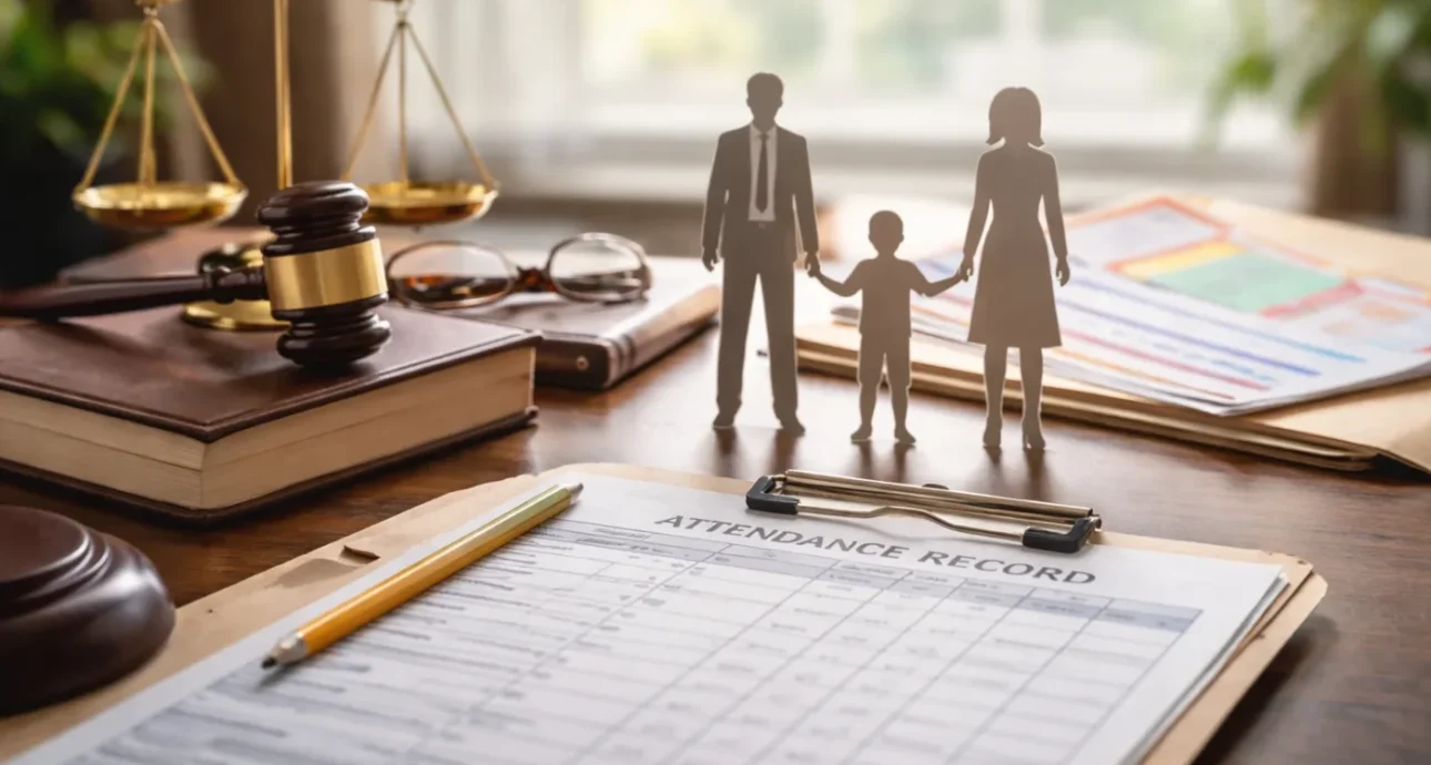 school attendance in custody NC