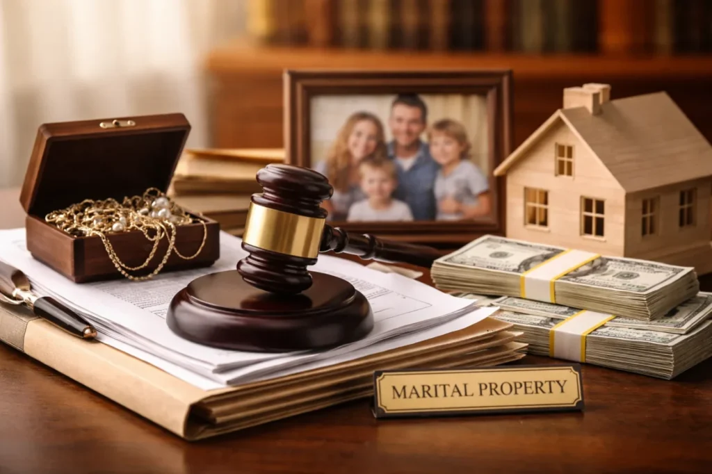 separate property divorce NC