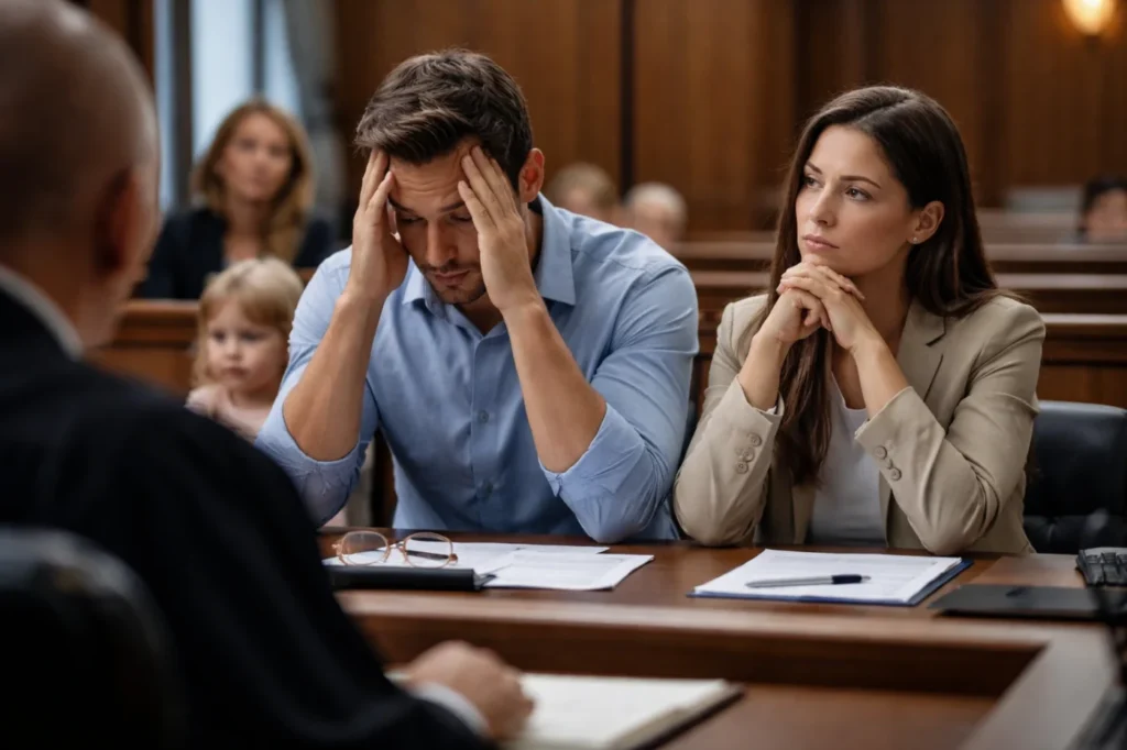 unprepared temporary custody hearing NC