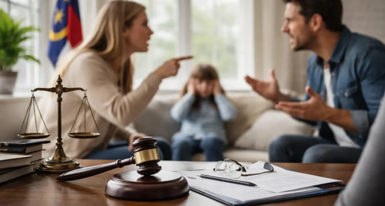 penalties custody order violations NC